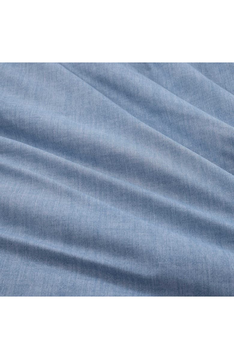 Tommy Hilfiger Classic Texture Cotton Percale Comforter & Shams Set, Alternate, color, Mediumblue