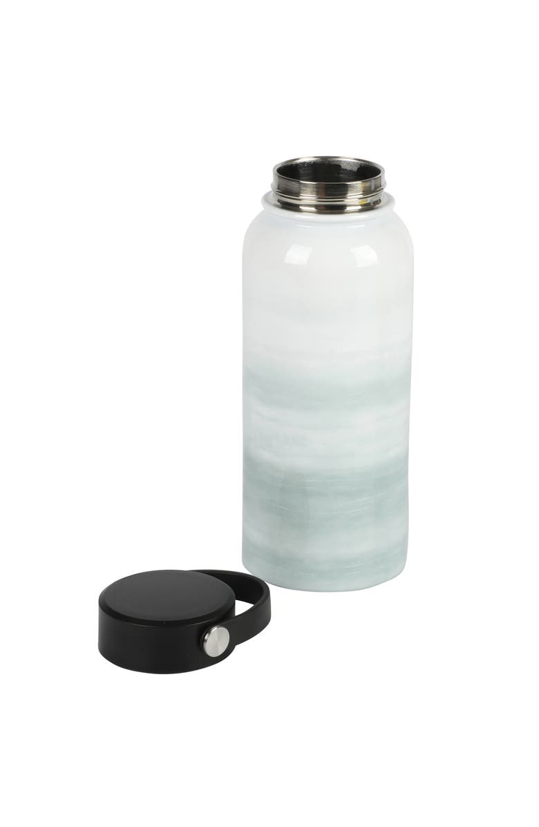 Gibson Home Brampton 30 Ounce Stainless Steel Double Wall Thermal Bottle With Lid, Alternate, color, Green