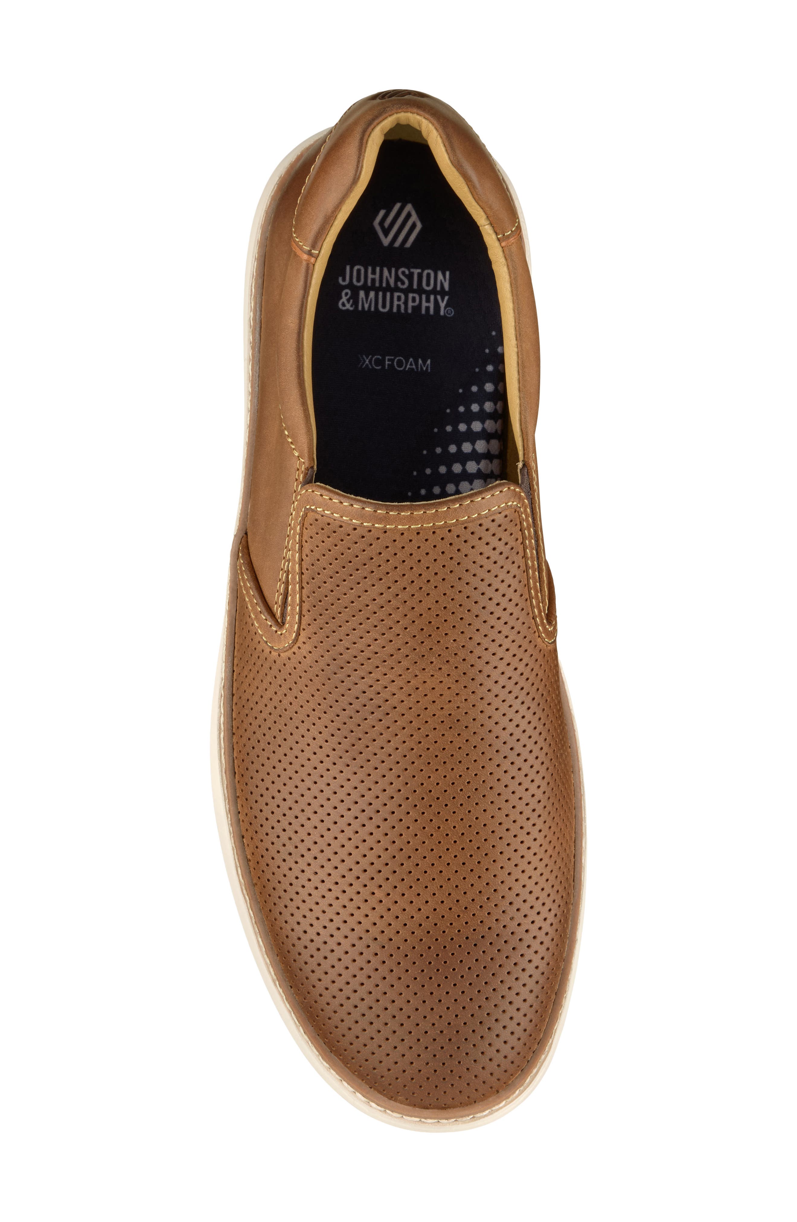 Johnston & Murphy McGuffey 2 Slip-On Shoe, Alternate, color, Brown Oiled Full Grain