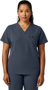 JAANUU Rhena Women's 1-Pocket Slim V-Neck Scrub Top