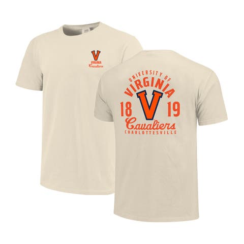Men's Cream Virginia Cavaliers Comfort Colors Mascot Overlay T-Shirt