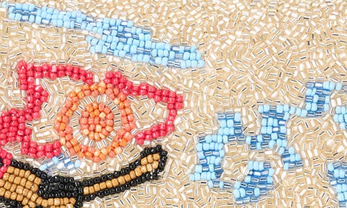 STAUD STAUD TOMMY BEADED SHOULDER BAG 