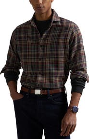 Polo Ralph Lauren Brushed Flannel Button-Up Shirt