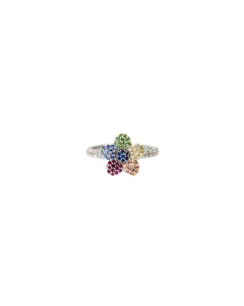 FLOWER POWERS Pave Ring
