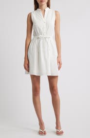 Lipsy Broderie Mini Shirtdress