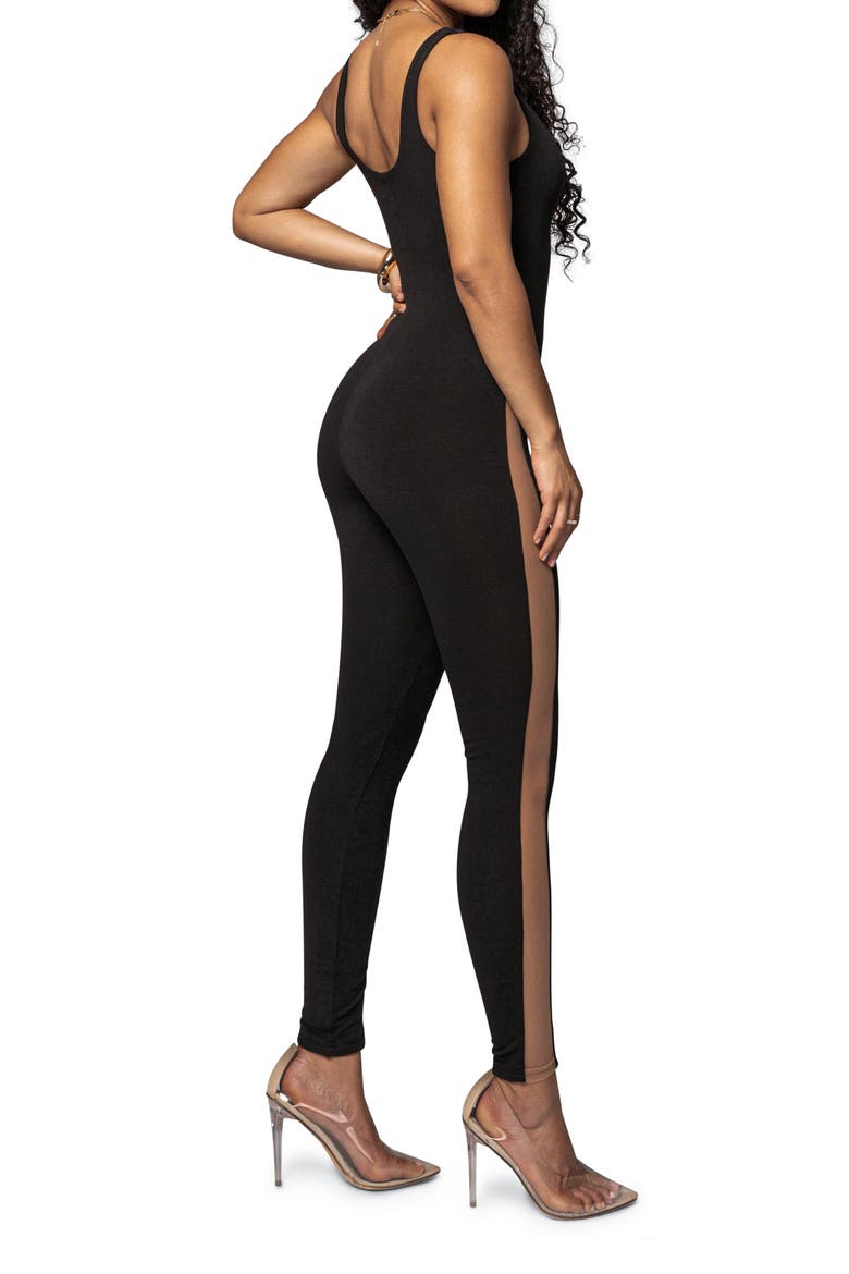 Night Fall Tank Jumpsuit, Alternate, color, BLACK