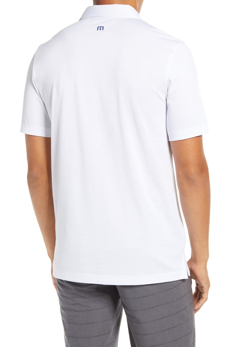 River Rafter Stripe Polo, Alternate, color, WHITE