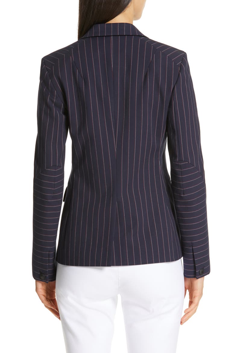 Lexington Stripe Blazer, Alternate, color, NAVYSTRP