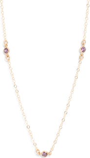 Set & Stones Birthstone Station Necklace