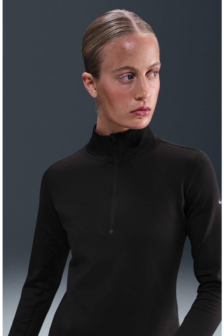 Quarter Zip Therma-FIT ADV Activewear Pullover, Alternate, color, BLACK