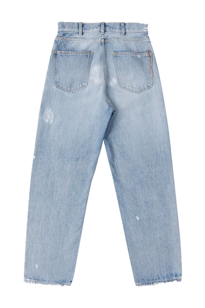 Juliettec High-Waisted Five-Pocket Denim Pants, Alternate, color, PALE BLUE