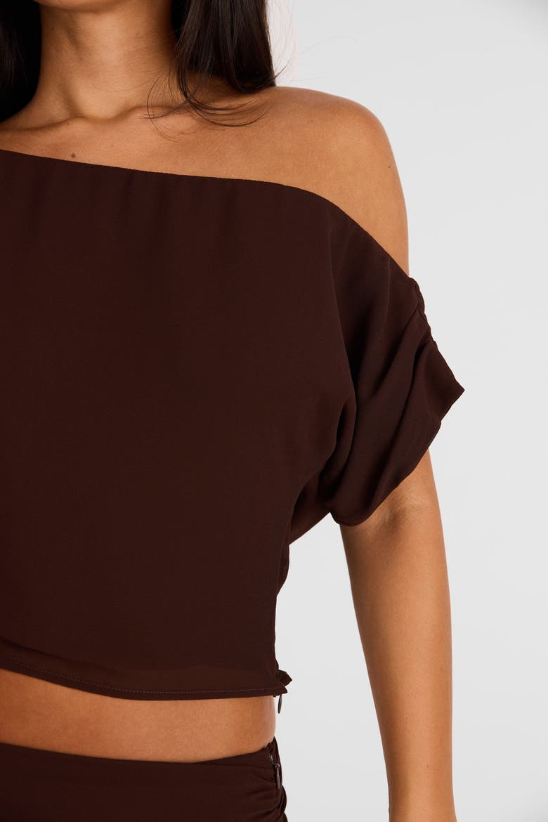 Margot Top, Alternate, color, Chocolate