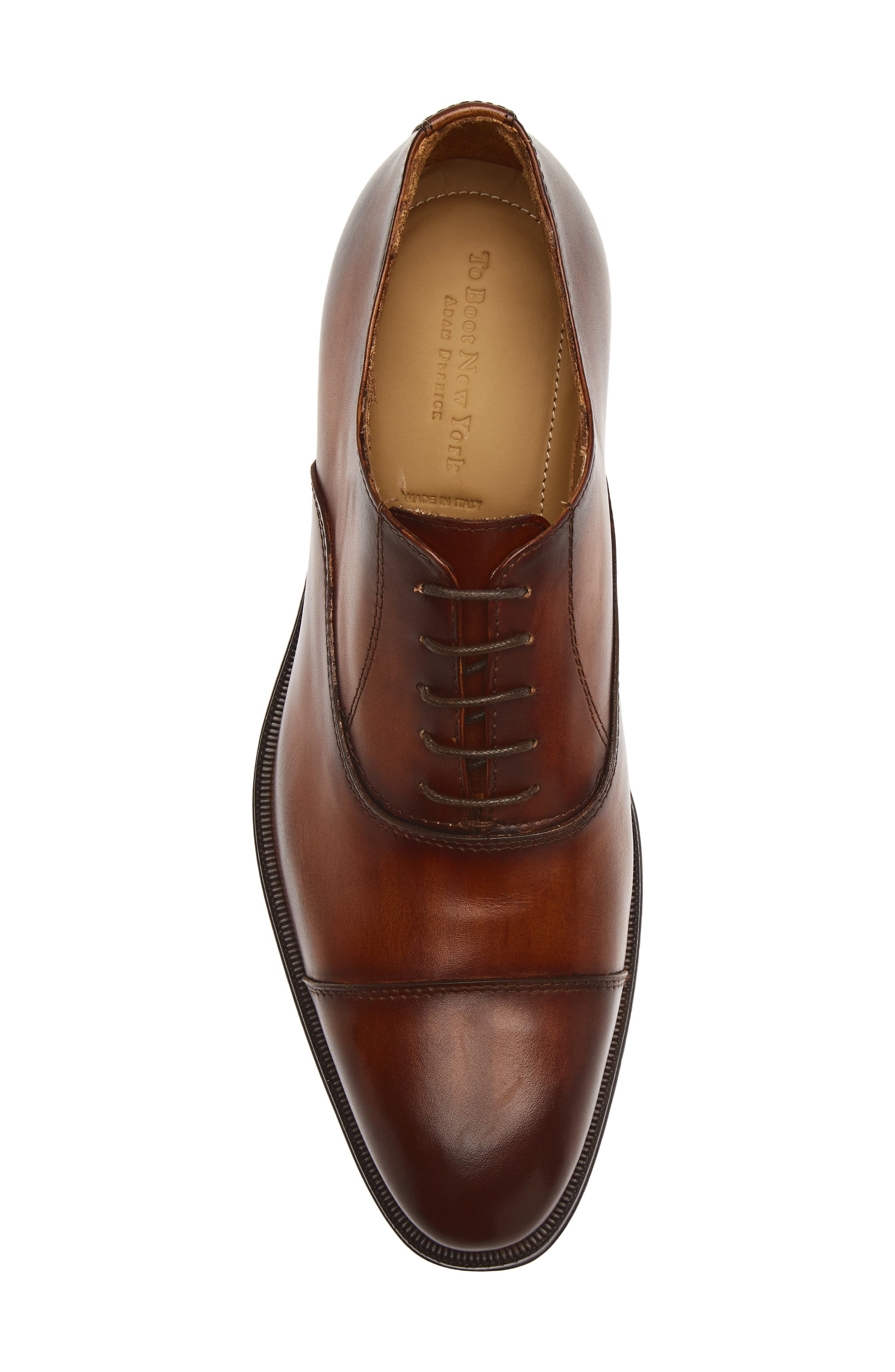 Merlin Leather Oxford, Alternate, color, CRUST PAOLO CUOIO
