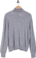 TWP Easy Wool & Silk Turtleneck Sweater