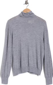 TWP Easy Wool & Silk Turtleneck Sweater