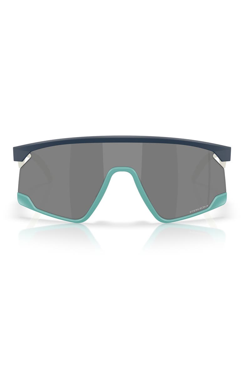 BXTR 39mm Prizm™ Wrap Shield Sunglasses, Main, color, MATTE ABYSS/PRIZM BLACK