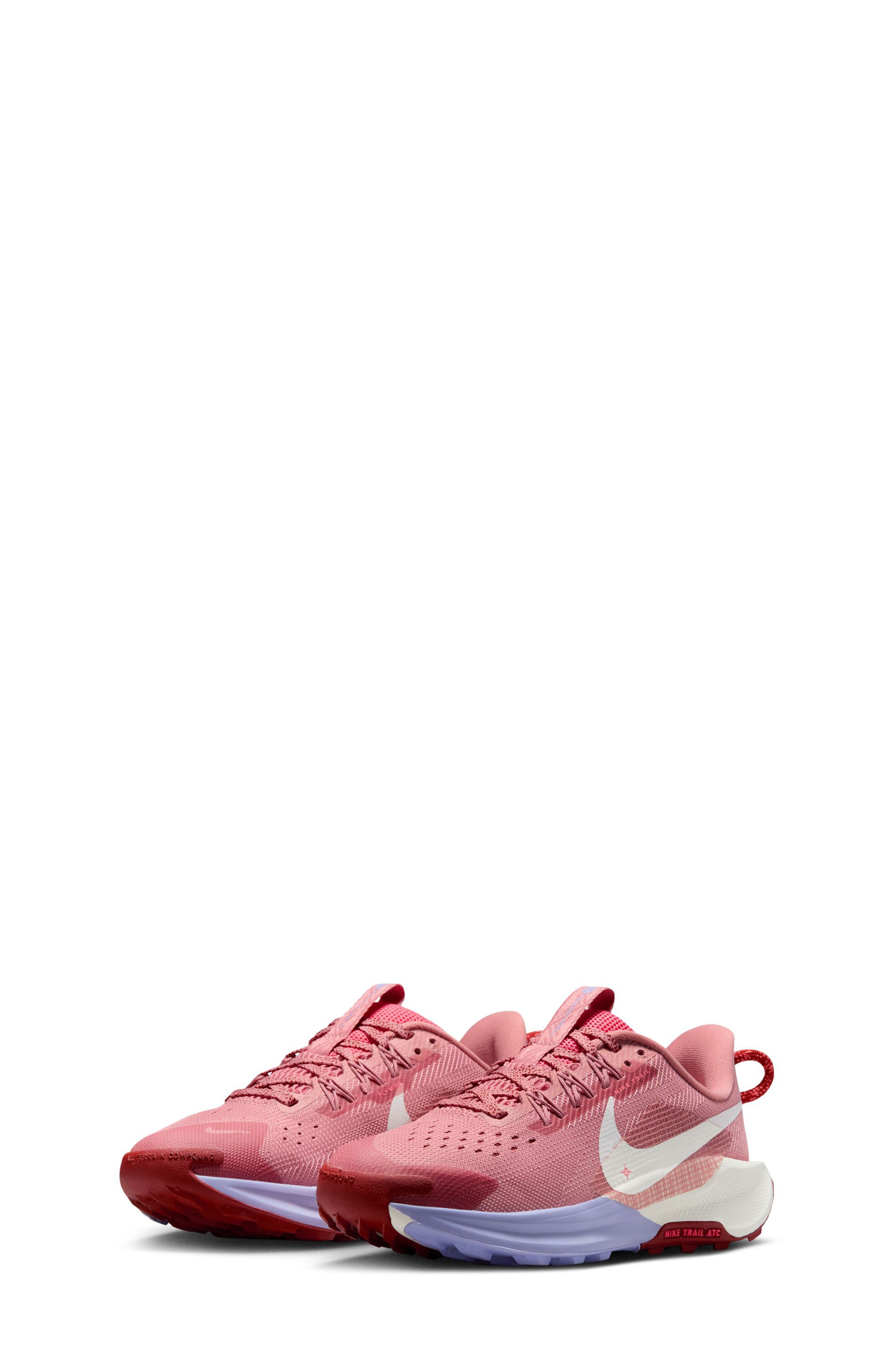 Nike Kids' Pegasus Trail 5 Trail Running Shoe, Main, color, Red Stardust/ Mars Stone/ Sail