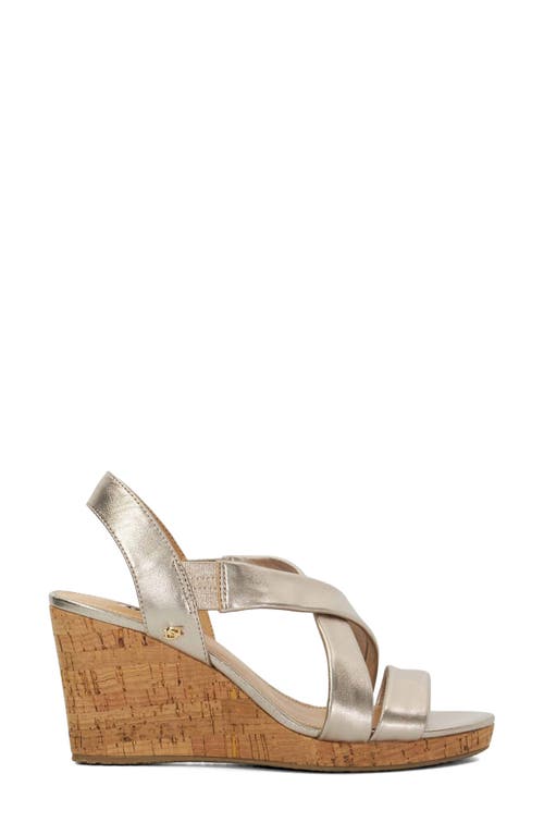 Dune London Kamies Slingback Platform Wedge Sandal