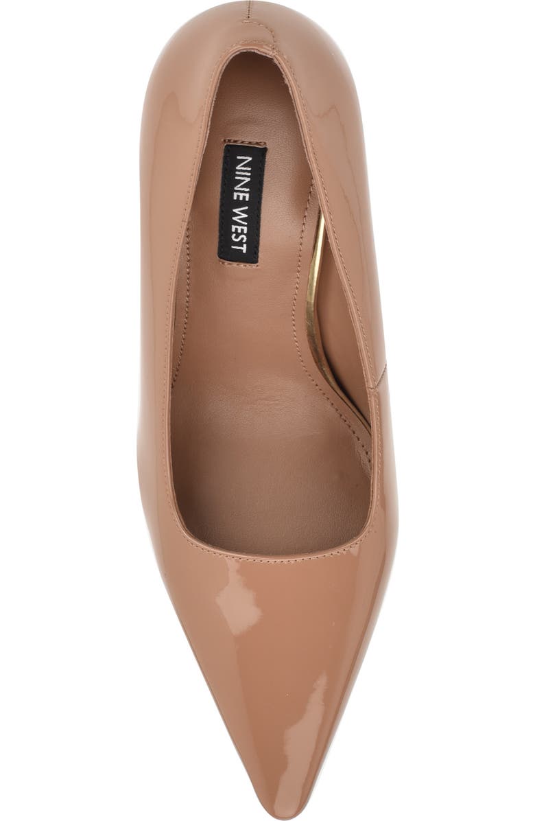 Nine West Jamiey Pointed Toe Pump, Alternate, color, Medium Natural