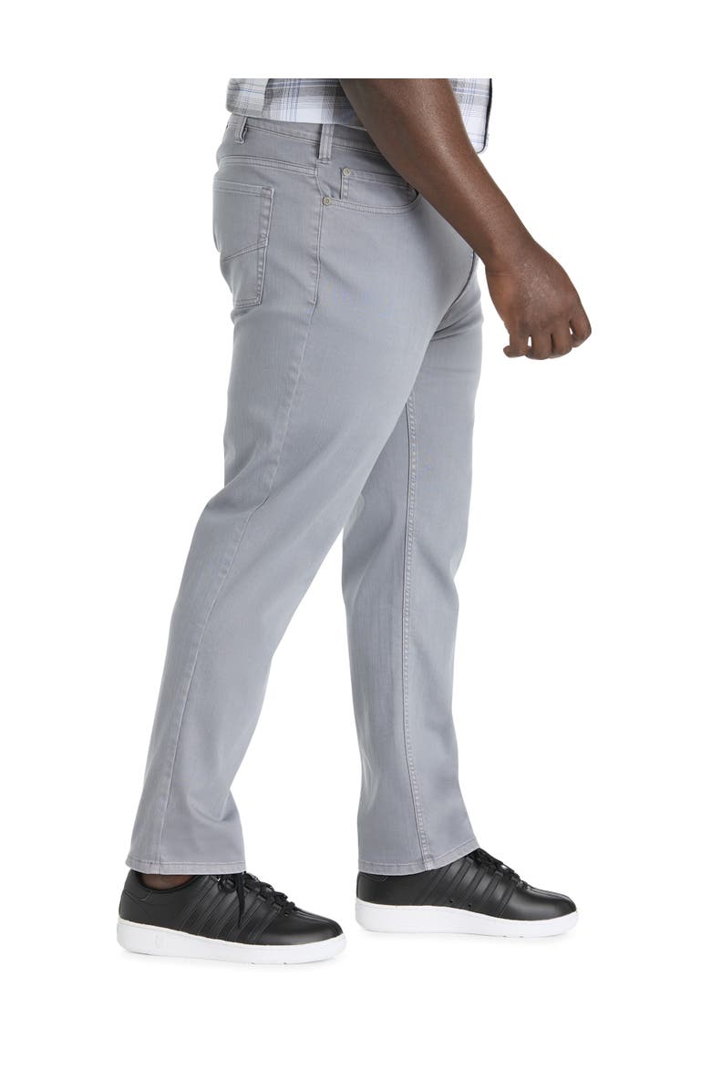 True Nation by DXL Big & Tall Athletic-Fit 5-Pocket Everyday Stretch Performance Twill Pants, Alternate, color, Tradewinds