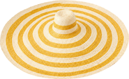 BRUNNA.CO The Solana Oversized Striped Straw Hat