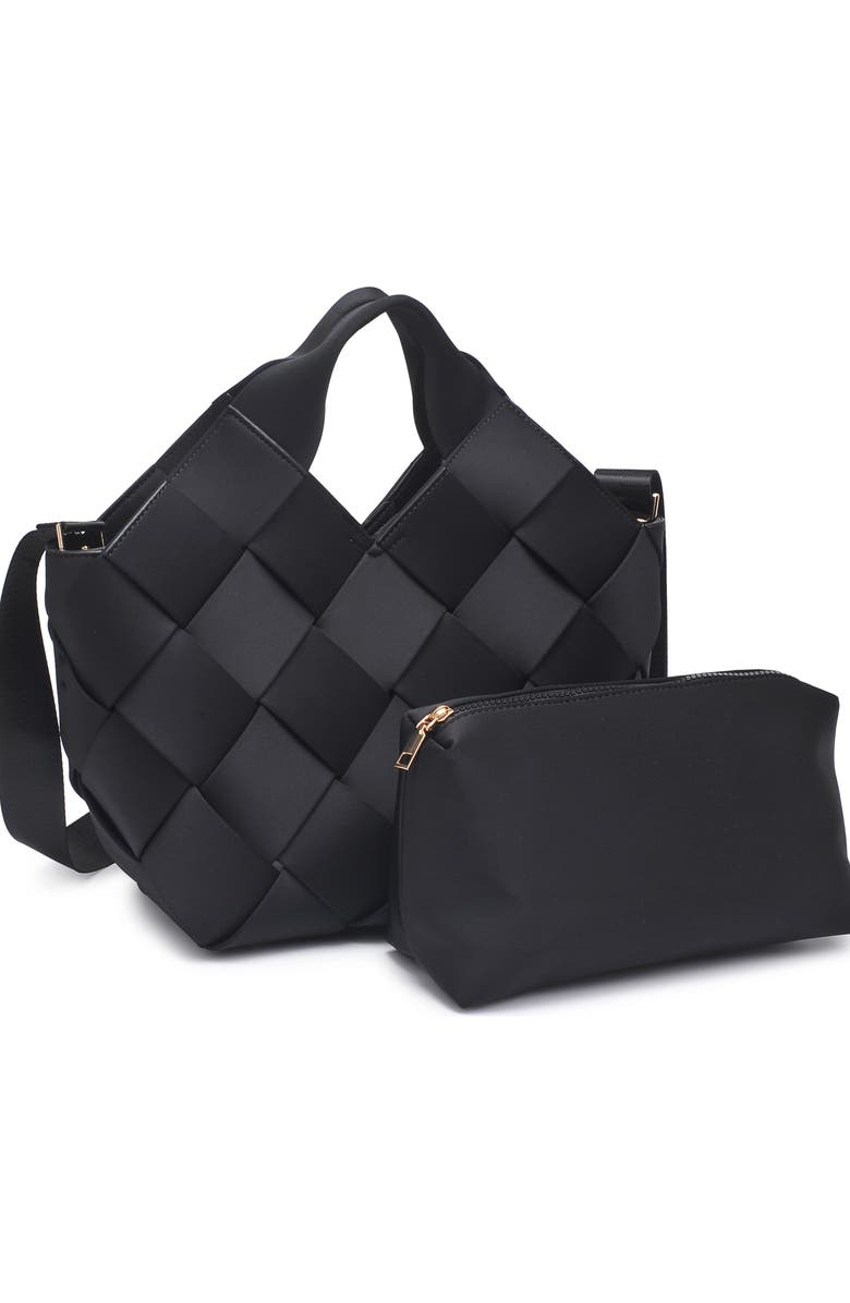 Sol and Selene Resilience - Woven Neoprene Bag, Alternate, color, Black