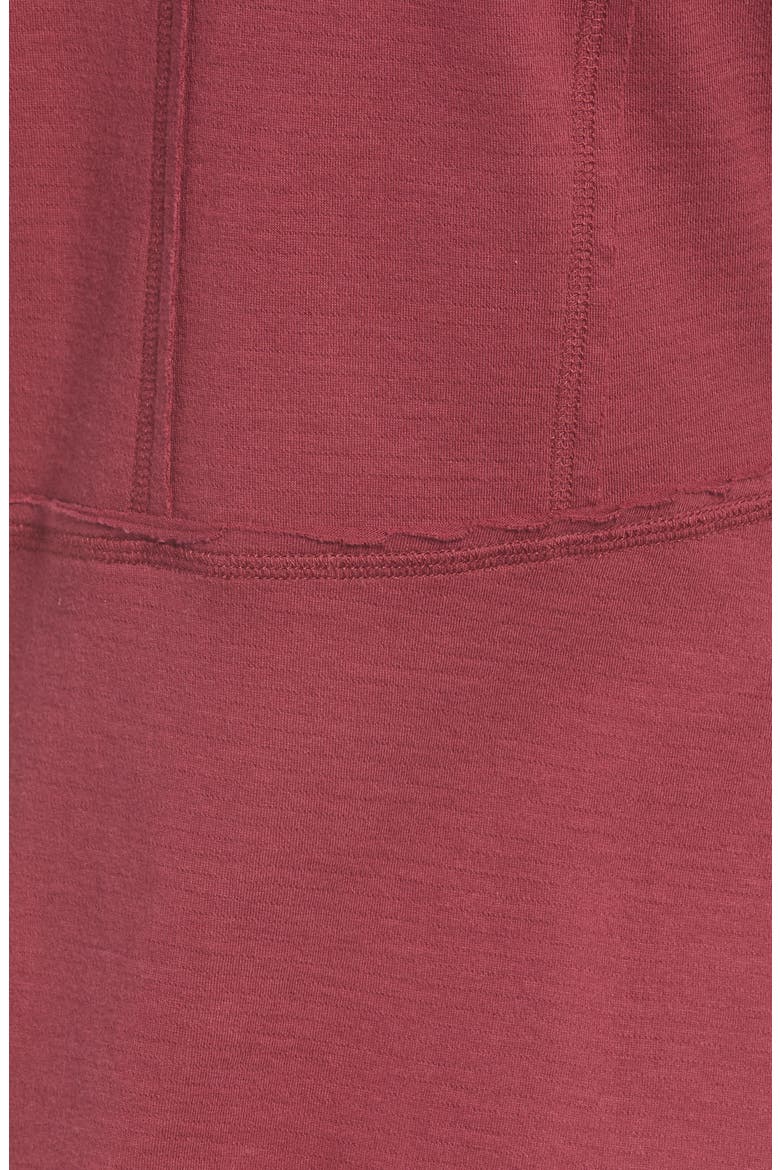 Drape Collar Knit Blazer, Alternate, color, RED CORDOVAN