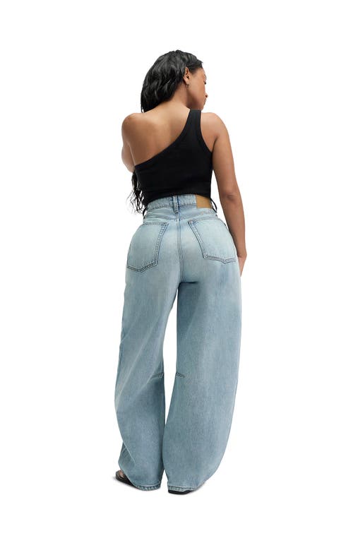 Cotton On Curvy Barrel Jean In Blue