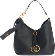Balenciaga Small Carrie Grained Leather Hobo Bag
