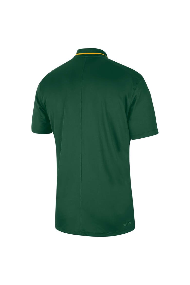 Men's Nike Green NDSU Bison 2023 Sideline Coaches Performance Polo, Alternate, color, Green