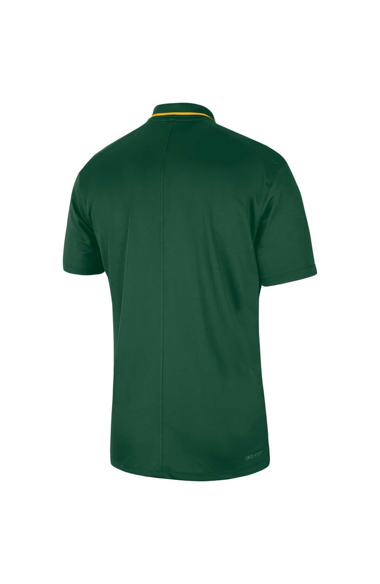 Nike Men's Nike Green NDSU Bison 2023 Sideline Coaches Performance Polo, Alternate, color, Green