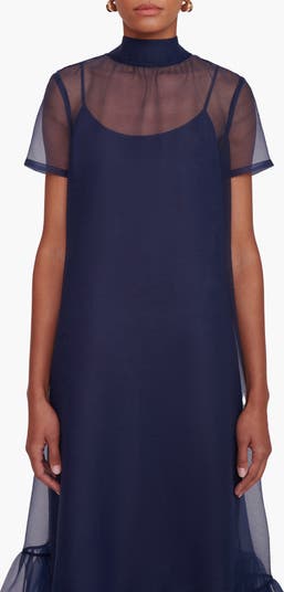 STAUD Calluna Ruffle Hem Organza Gown | Nordstrom