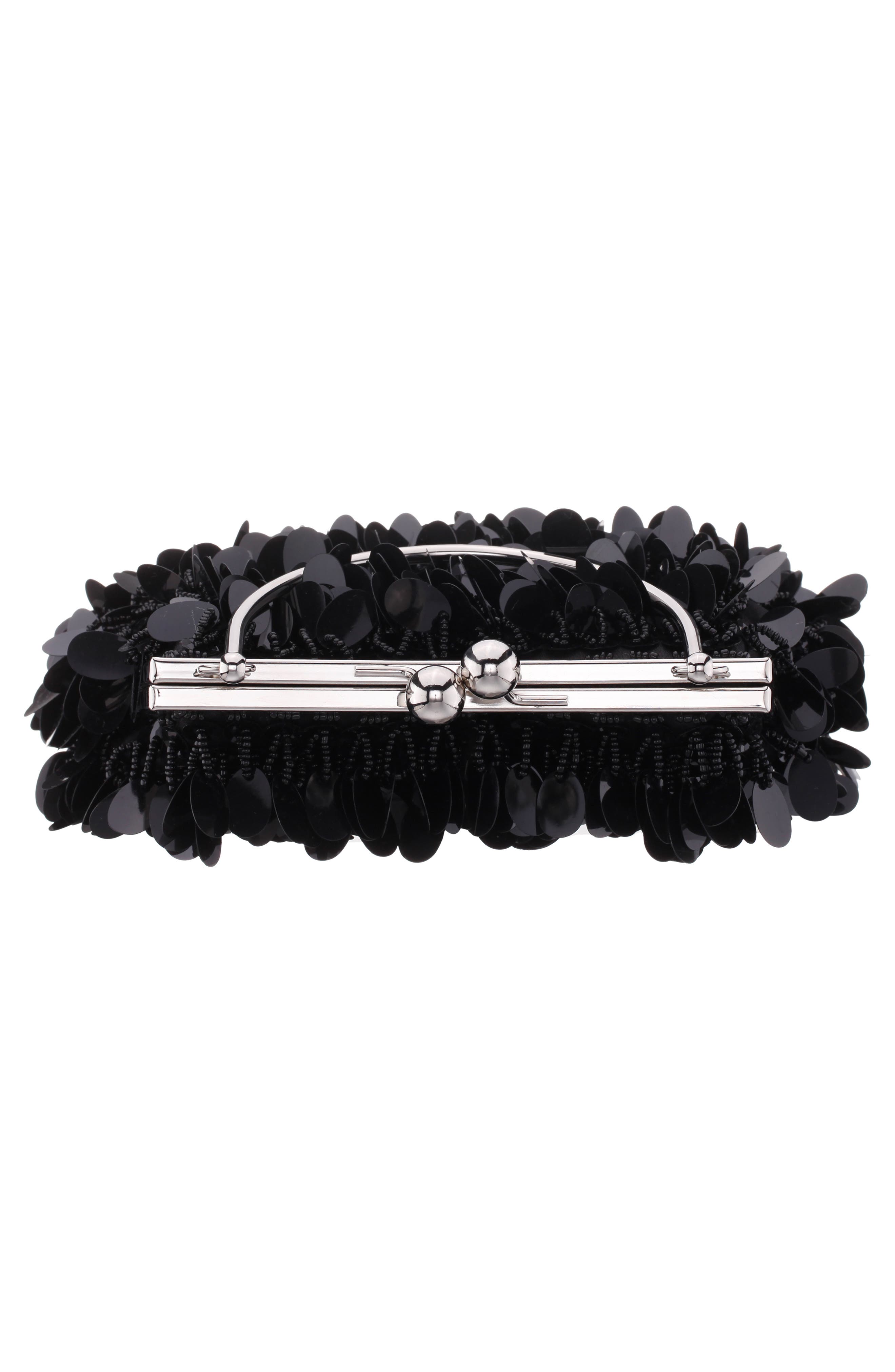 Nina Fleur Frame Clutch, Alternate, color, 