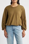 CITY BLUES Pleated Sweatshirt