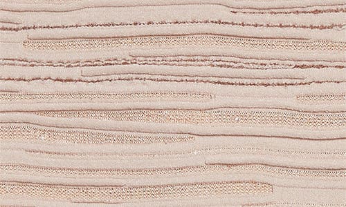 Balmain Textured Stripe Strapless Knit Body-con Dress In Beige Multi
