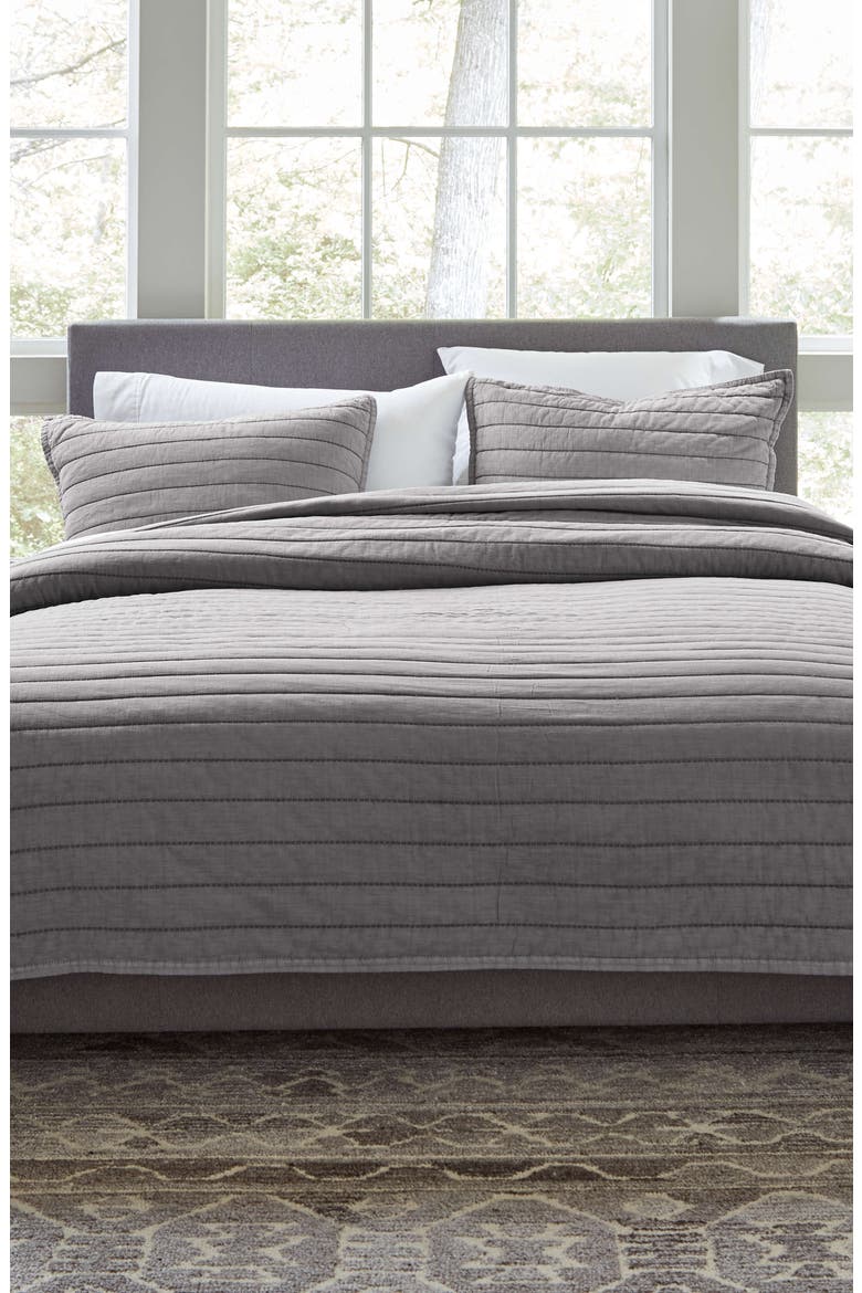 ED by Ellen DeGeneres Marmont Quilt, Alternate, color, PEBBLE