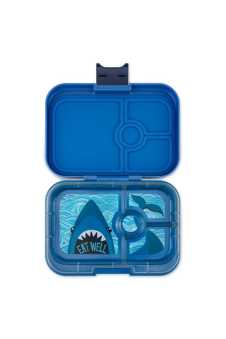 Panino Leakproof Bento Lunch Box Sandwich-Friendly, Main, color, Surf Blue Shark