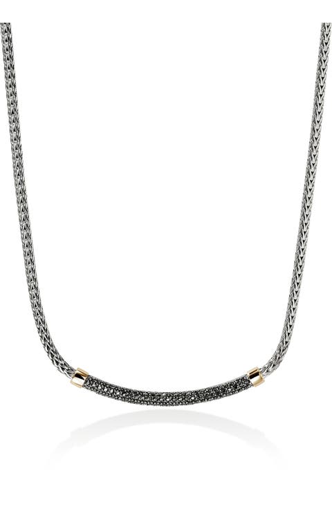 JH Essentials Sapphire Pavé Necklace