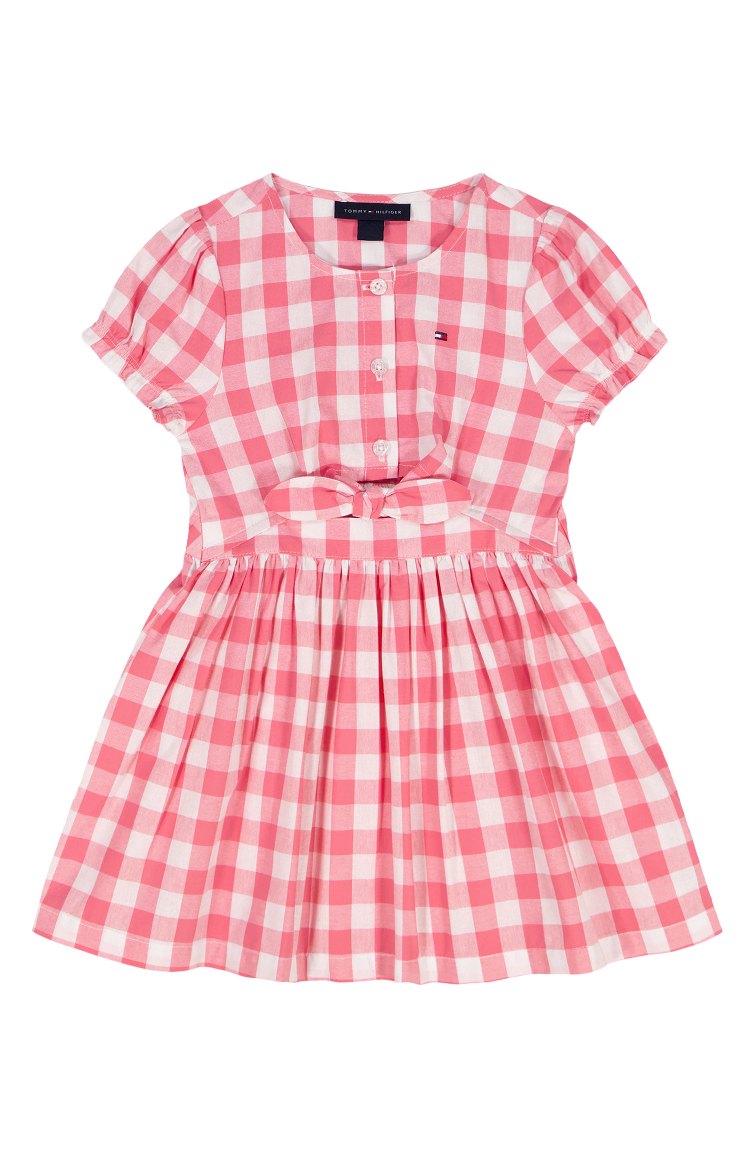 Tommy Hilfiger Kids' Gingham Print Dress
