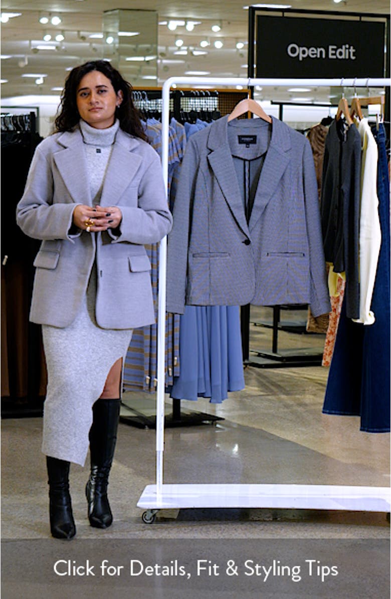 Check One-Button Blazer, sales video thumbnail