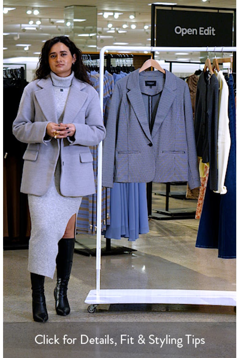 Check One-Button Blazer video