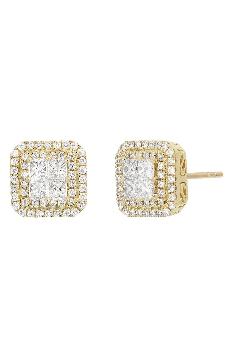 Bony Levy Rita Diamond Halo Stud Earrings, Main, color,