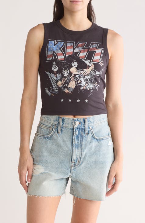 Kiss Graphic Print Tank