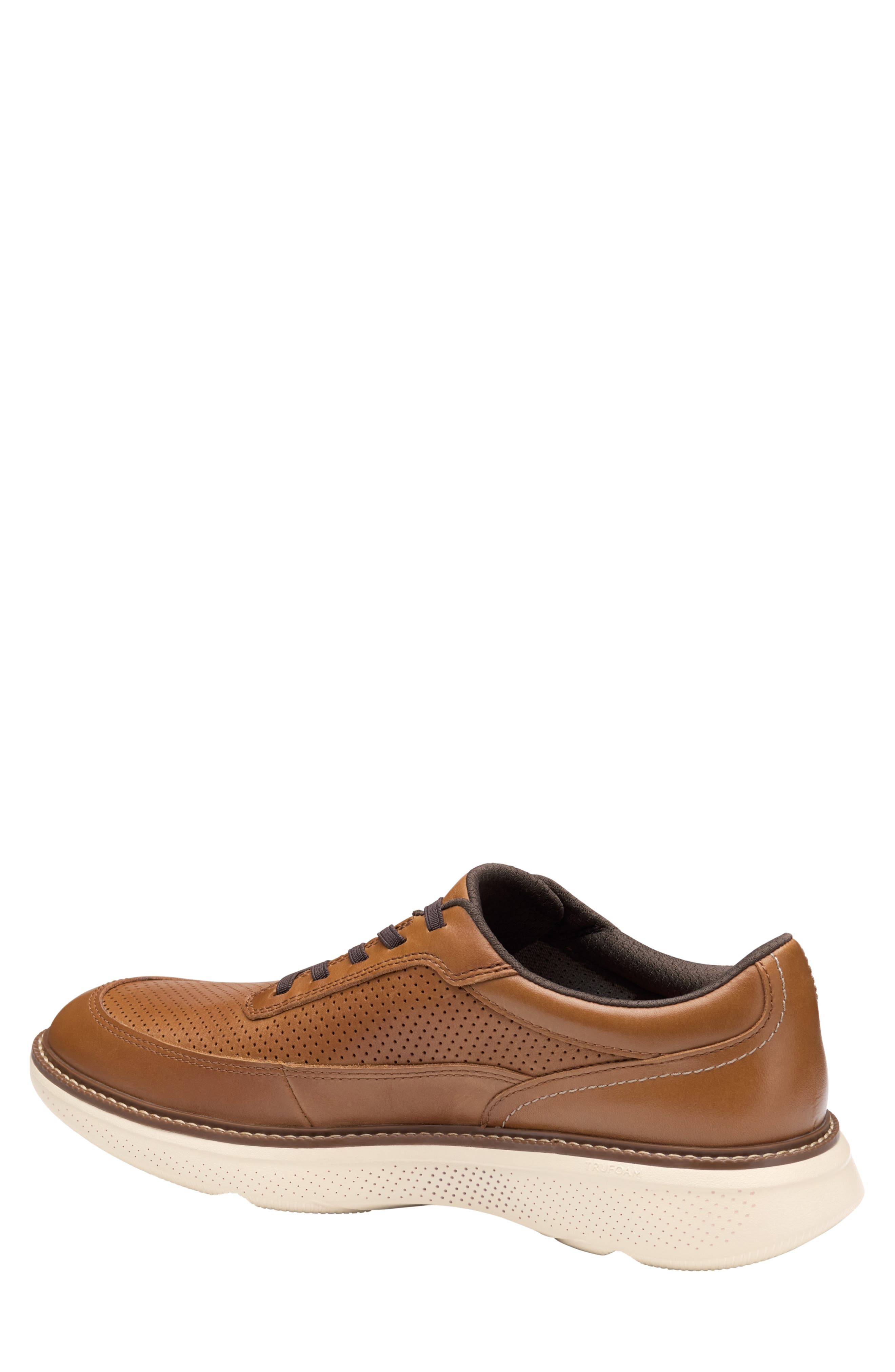 Hayden Stretch U-Throat Leather Oxford, Alternate, color, TAN FULL GRAIN