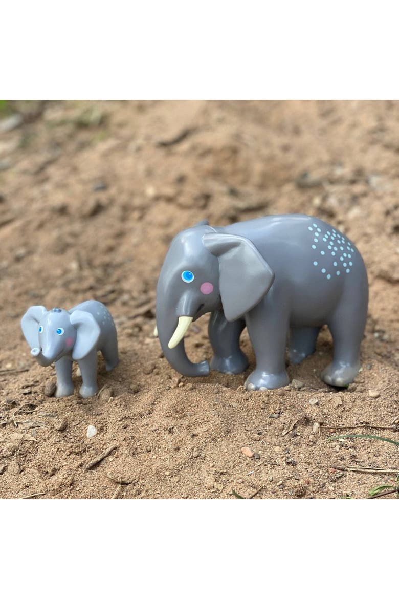 Little Friends Elephant - Chunky Plastic Zoo Animal Toy Figure, Alternate, color, Multi