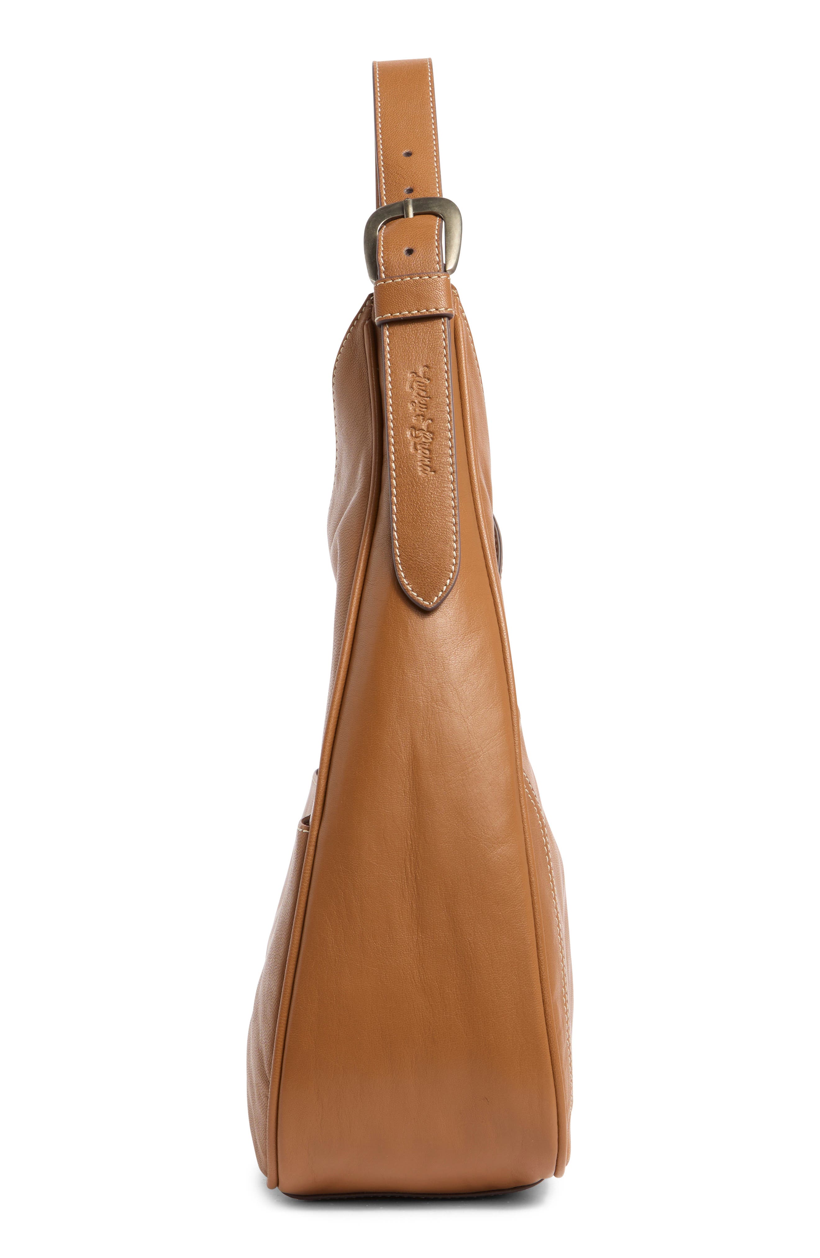 Lucky Brand Luma Hobo Bag, Alternate, color, Honey Tan