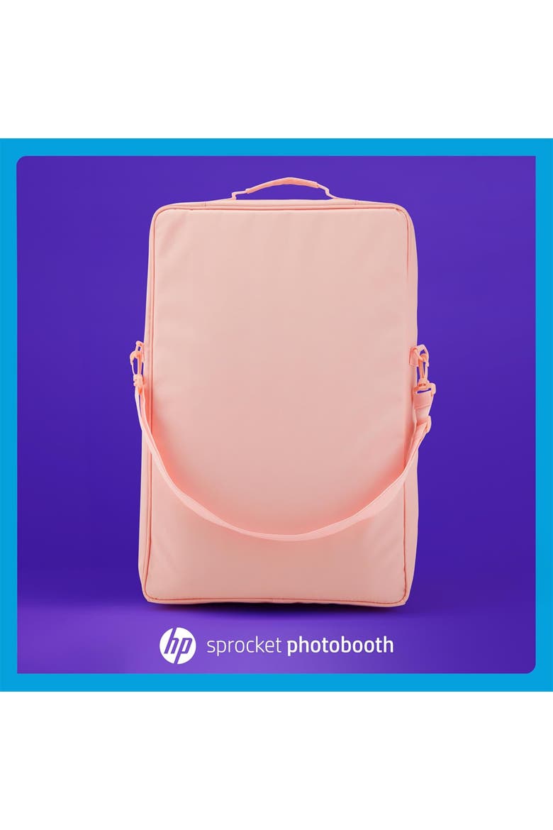Premium Carrying Padded Storage Case w/Removable Shoulder Strap for Sprocket Photobooth, Alternate, color, Pink