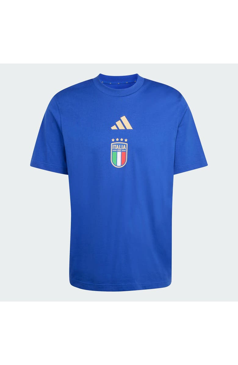 adidas Men's adidas Royal Italy National Team FIFA x World Cup Alphaskin Graphic T-Shirt, Alternate, color, Royal