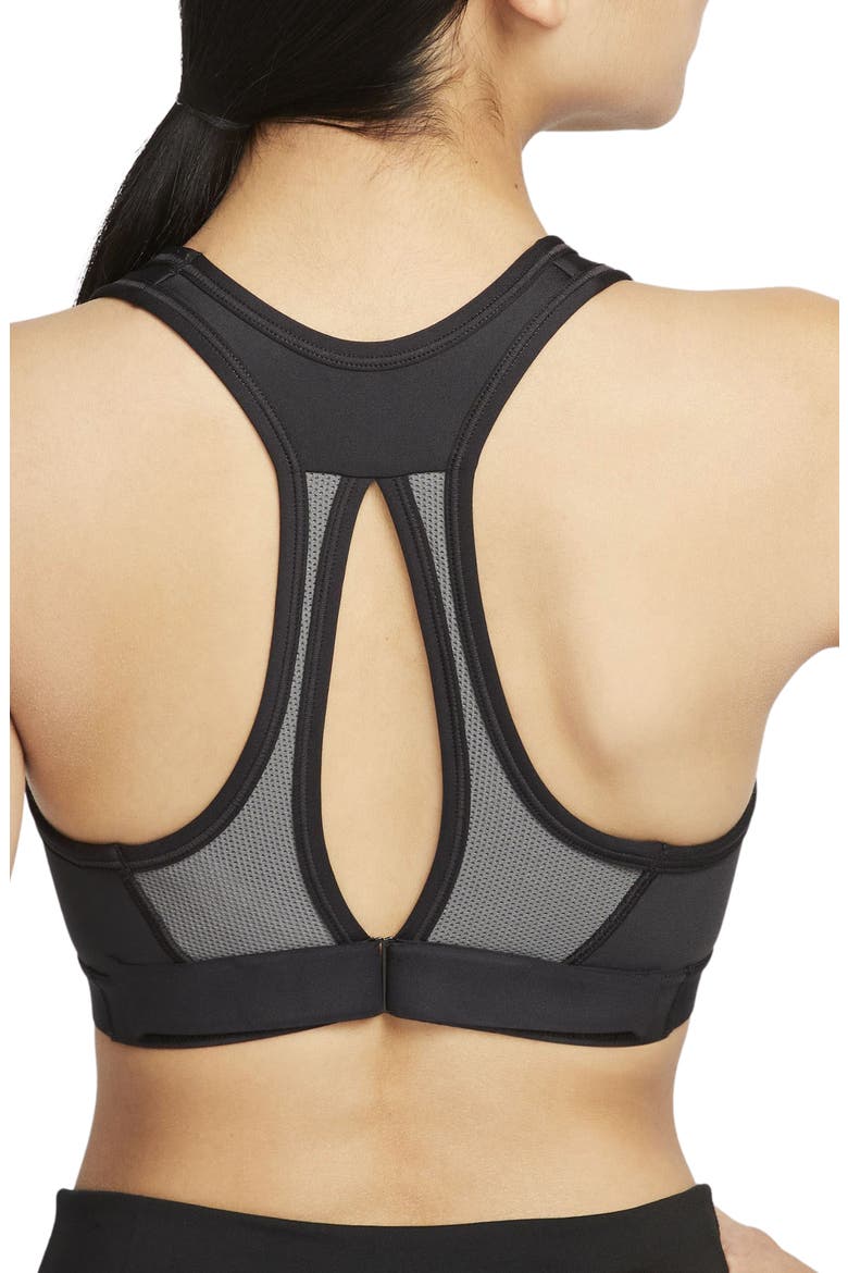 Dri-FIT Swish High Support Sports Bra, Alternate, color, 010 BLACK/IRON GREY/WHITE