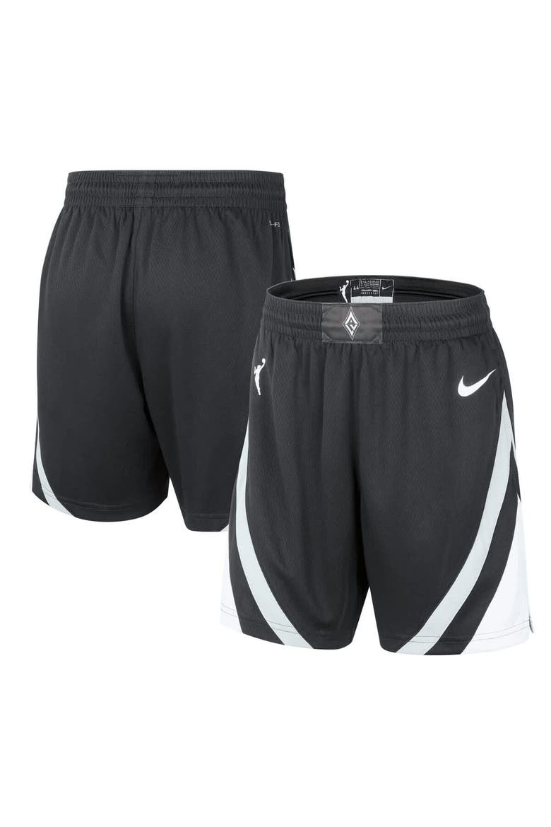 Women's Nike Black Las Vegas Aces On-Court Victory Performance Shorts, Alternate, color, Black